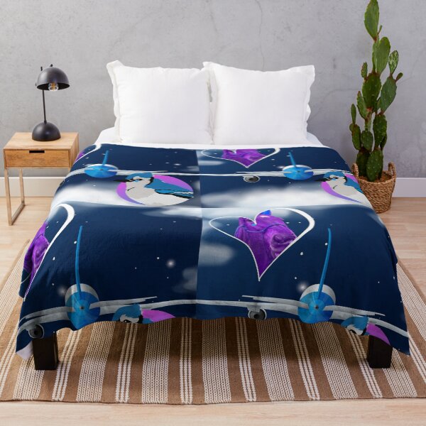 Item preview, Blue Jay and Purple Horse Meme designed and sold by SewnMemories.