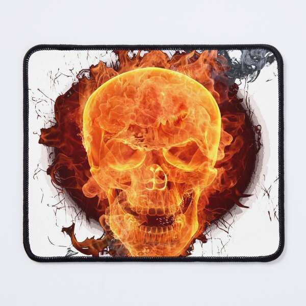 Item preview, Burning skull halloween design designed and sold by Montero17.