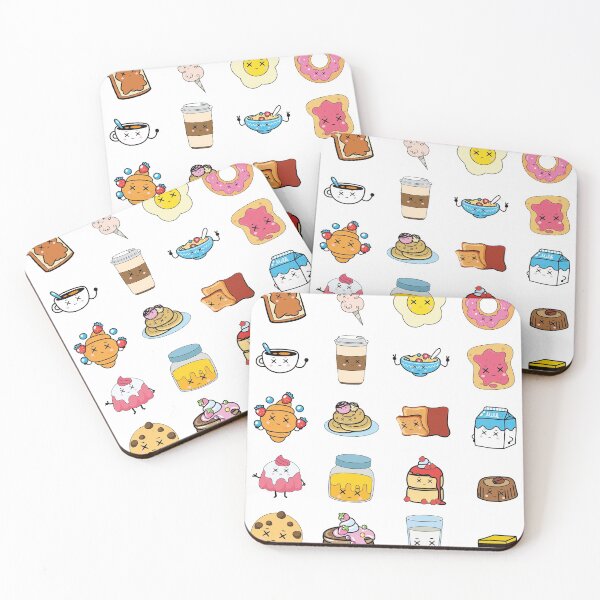 Item preview, brunch by Soley Cute Sweeties Kawaii funny cake pancake and drinks designed and sold by Pexilus.