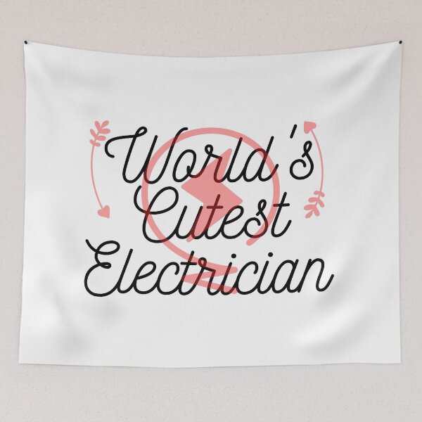 Item preview, World's Cutest Electrician funny T-shirt men gift women gift designed and sold by InnovantDesigns.