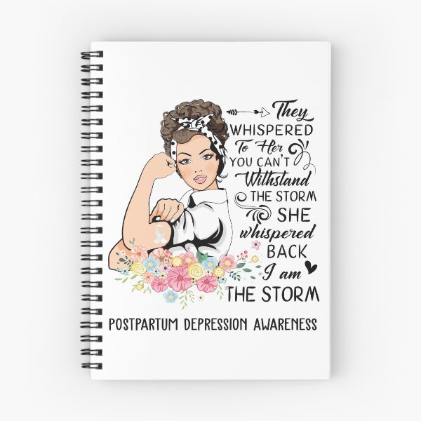 Item preview, I AM THE STORM POSTPARTUM DEPRESSION AWARENESS designed and sold by Brad-FI.