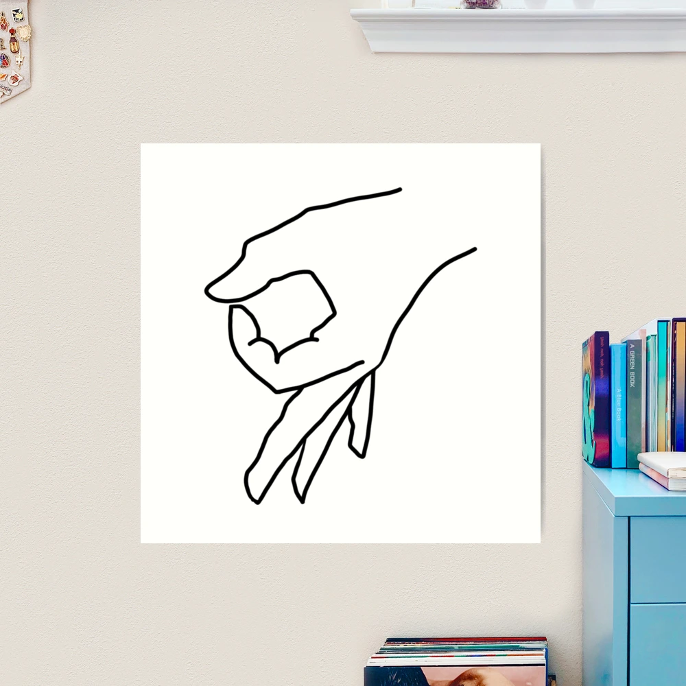 The Circle Game Finger Sign Joke Tondino  Art Print for Sale by Art-Alisse  | Redbubble