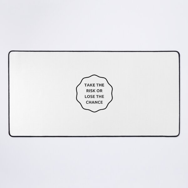 Item preview, TAKE THE RISK OR LOST THE CHANCE - MOTIVATIONAL QUOTE designed and sold by Inspirationmotivation.