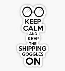 Shipping goggles Sticker