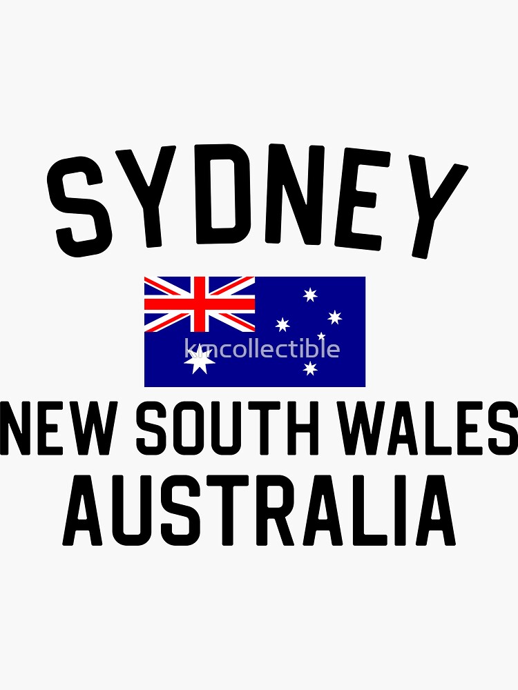 Thumbnail 3 of 3, Sticker, Sydney New South Wales Australia Sticker Sydney Australia Sticker designed and sold by kmcollectible.