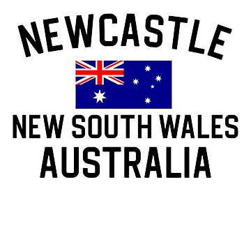 Artwork thumbnail, Newcastle South Wales Australia Sticker Newcastle Australia Sticker by kmcollectible