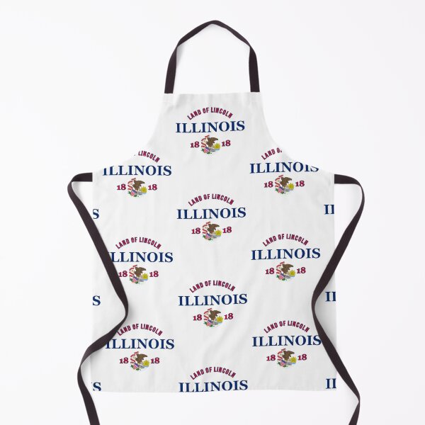 Item preview, Illinois Pride Flag Native Home Land of Lincoln designed and sold by The Junto Shop.