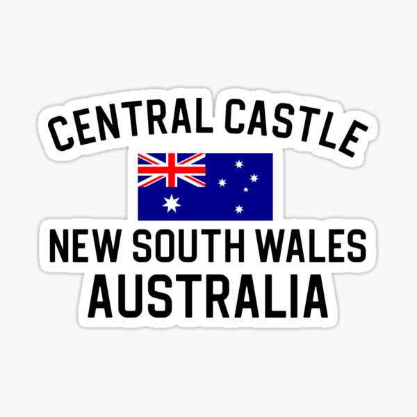 Item preview, Central Castle South Wales Australia Sticker Central Castle Australia Sticker designed and sold by kmcollectible.