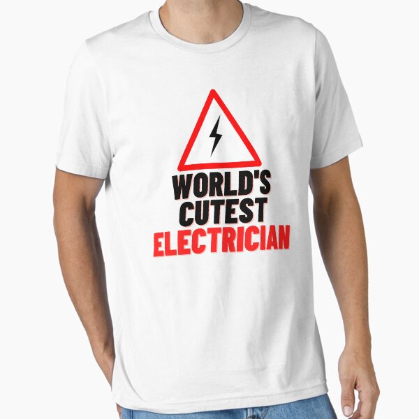 Item preview, World's Cutest Electrician funny T-shirt men gift women gift designed and sold by InnovantDesigns.