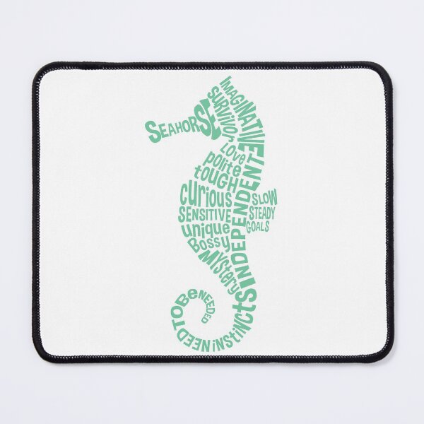 Item preview, Aqua Seahorse Spirit Animal designed and sold by kjeppson.