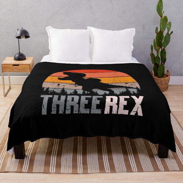 Item preview, Three Rex 3rd Birthday Boy T Rex Dinousar 3 Years Old Kids T-Shirt designed and sold by spolayastore.