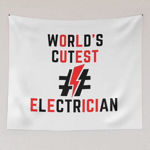 Item preview, World's Cutest Electrician funny T-shirt men gift women gift designed and sold by InnovantDesigns.