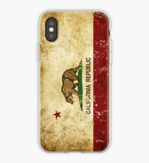 California Republic Flag Rustic iPhone Case
