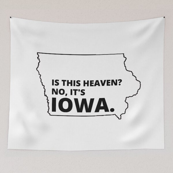 Item preview, Field of Dreams Is This Heaven No It's Iowa designed and sold by TheMagicShoppy.