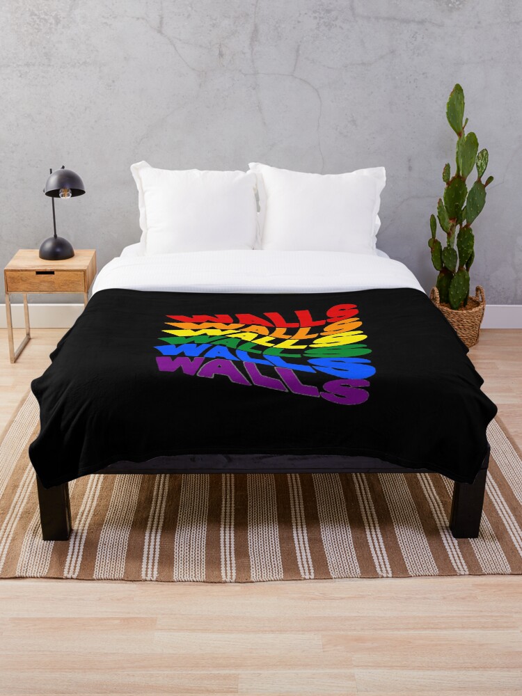 Luxurious Louis Tomlinson Pride Flag Minky Blanket