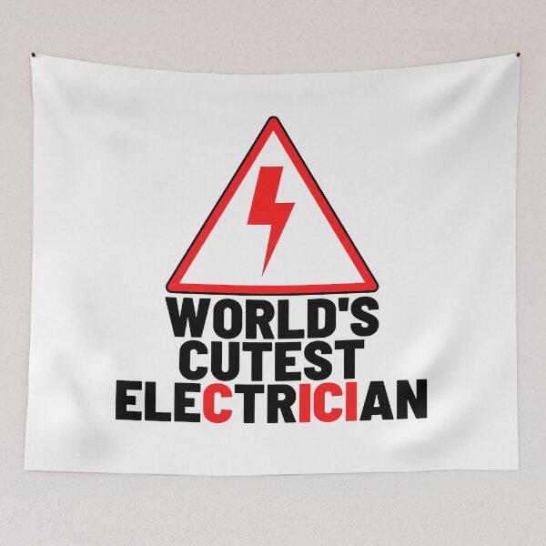 Item preview, World's Cutest Electrician funny T-shirt men gift women gift designed and sold by InnovantDesigns.