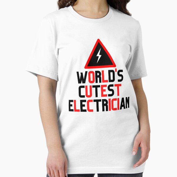 Item preview, World's Cutest Electrician funny T-shirt men gift women gift designed and sold by InnovantDesigns.
