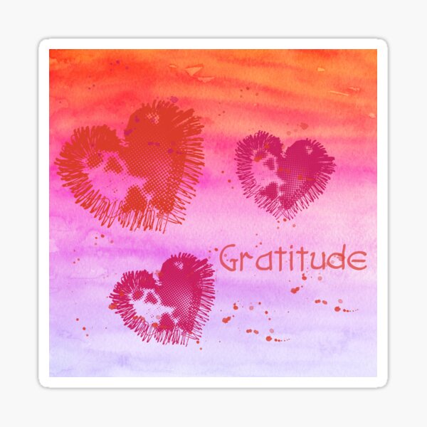 Gratitude Sticker