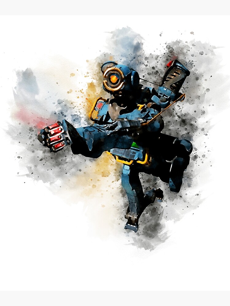 "Apex Legends Pathfinder Watercolor Splash" Poster by SplashDamage
