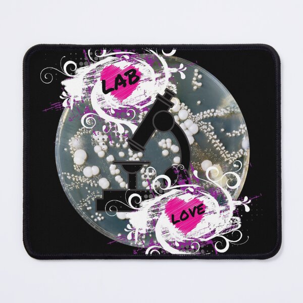 Item preview, FLORAL GRUNGE HEART LAB LOVE MICROSCOPE PETRI DISH SUNSET MEDICAL LABORATORY SCIENCE designed and sold by Hippiesole.