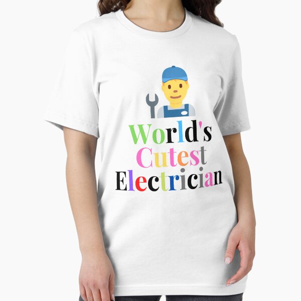 Item preview, World's Cutest Electrician funny T-shirt men gift women gift designed and sold by InnovantDesigns.