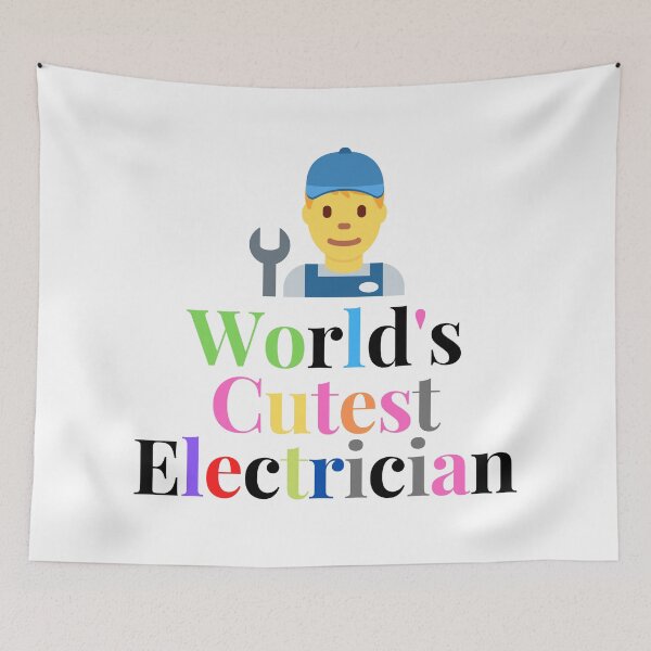 Item preview, World's Cutest Electrician funny T-shirt men gift women gift designed and sold by InnovantDesigns.