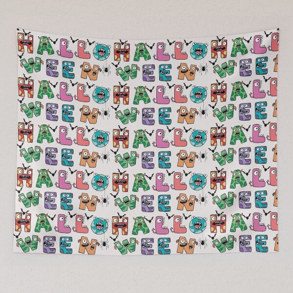 Item preview, Halloween scary letters designed and sold by amrsam.