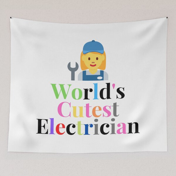 Item preview, World's Cutest Electrician funny T-shirt men gift women gift designed and sold by InnovantDesigns.