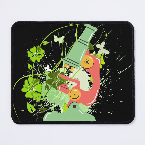 Item preview, ABSTRACT GREEN FLORAL GRUNGE MICROSCOPE MICROBIOLOGY SCIENCE designed and sold by Hippiesole.