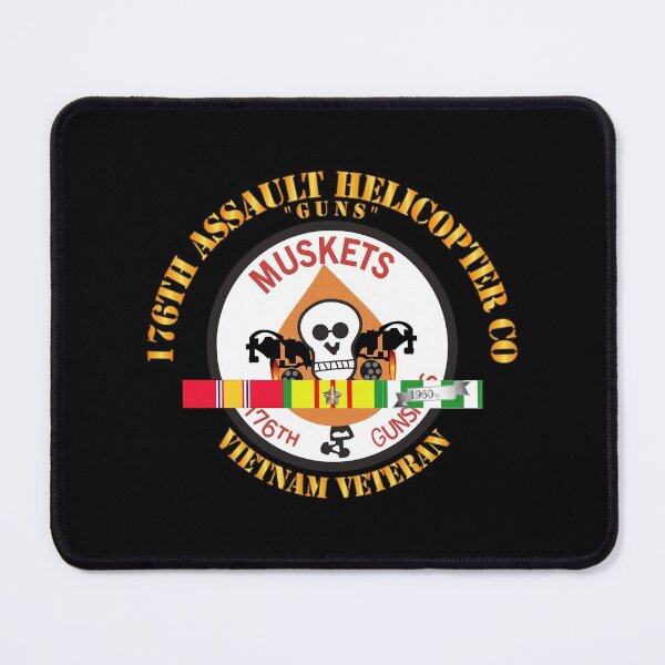 Item preview, 176th Gunships (Muskets) - Guns - Vietnam Veteran w SVC designed and sold by Military Insignia Products.
