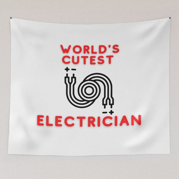 Item preview, World's Cutest Electrician funny T-shirt men gift women gift designed and sold by InnovantDesigns.