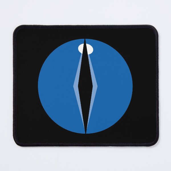 Item preview, Vector Graphic Abstract Blue Dragon Eye Design designed and sold by LuckDragonGifts.