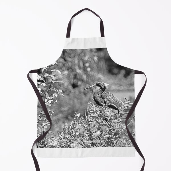 Item preview, Little Blue Heron In Black And White designed and sold by LisaWootenPhoto.