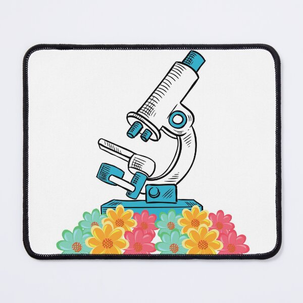 Item preview, WATERCOLOR FLOWER POWER MICROSCOPE SCIENCE designed and sold by Hippiesole.
