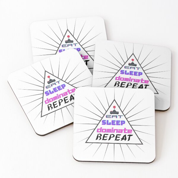 Item preview, Eat sleep dominate and repeat gamer  designed and sold by Socool101.