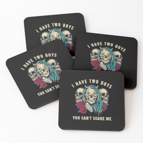 Item preview, I Have Two Boys You Can't Scare Me T-Shirt - Funny Shirt for Mom ,Great gift present for Mom Mother Girlfriend designed and sold by CHAMSSTORE.