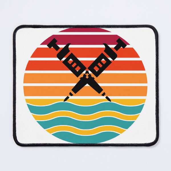 Item preview, WAVY RETRO SUNSET PIPETTES designed and sold by Hippiesole.