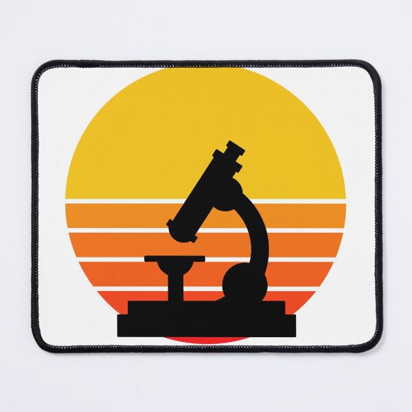 Item preview, YELLOW ORANGE COLORS RETRO SUNSET MICROSCOPE SCIENCE designed and sold by Hippiesole.