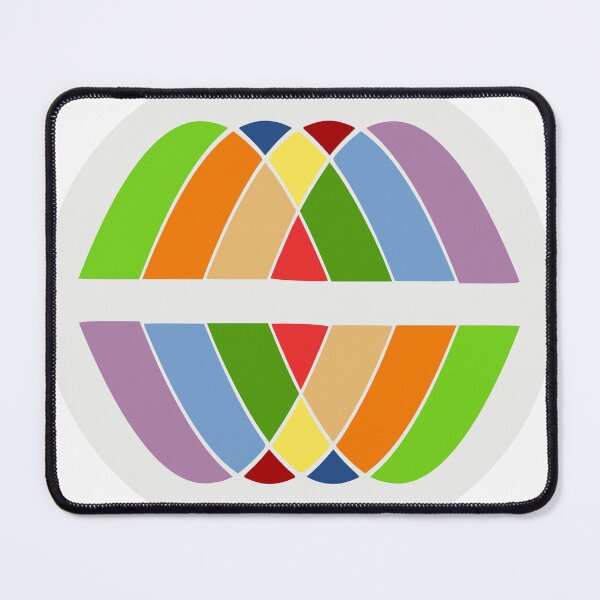 Item preview, Multi-color Curved Shapes Design designed and sold by ThisNThatImages.