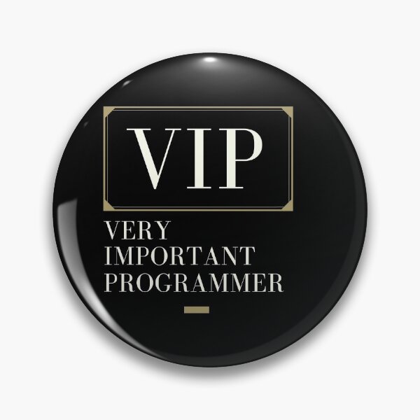 Item preview, VIP - Very Important Programmer designed and sold by Sandeaux Designs.