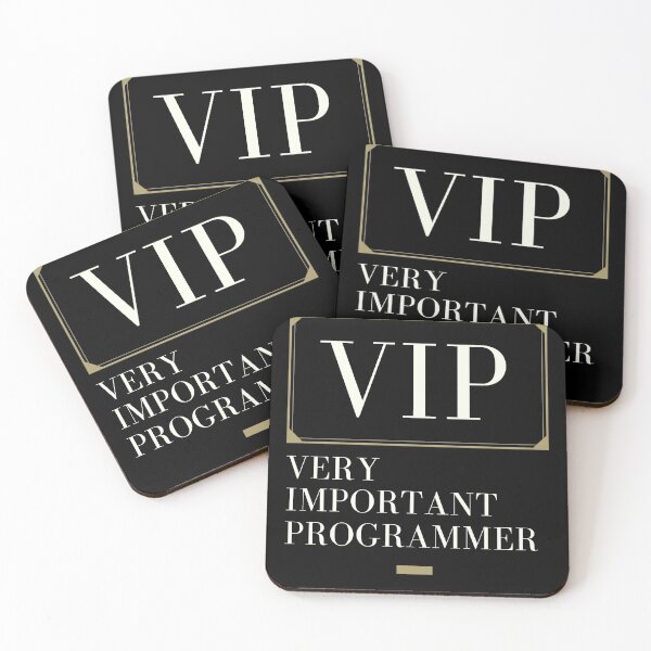 Item preview, VIP - Very Important Programmer designed and sold by Sandeaux Designs.