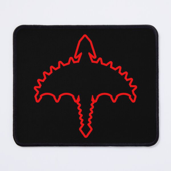 Artikelvorschau, Schwarz-rotes abstraktes digitales Cyber-Heavy-Metal-Drachen-Design entworfen und verkauft von LuckDragonGifts.