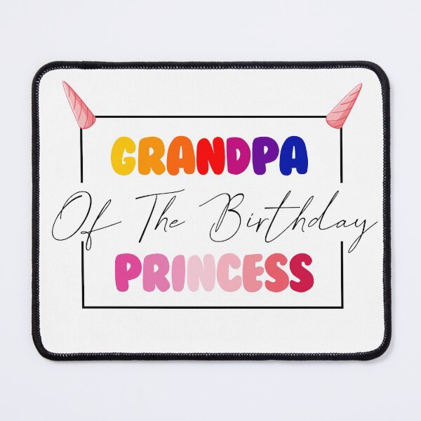 Item preview, Grandpa Of The Birthday Princess designed and sold by Dumebi BADDA.
