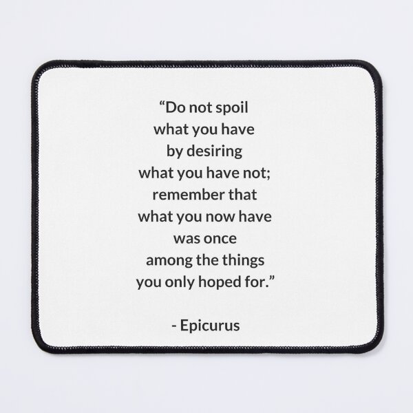 Item preview, EPICURUS STOIC PHILOSOPHY QUOTE designed and sold by Inspirationmotivation.