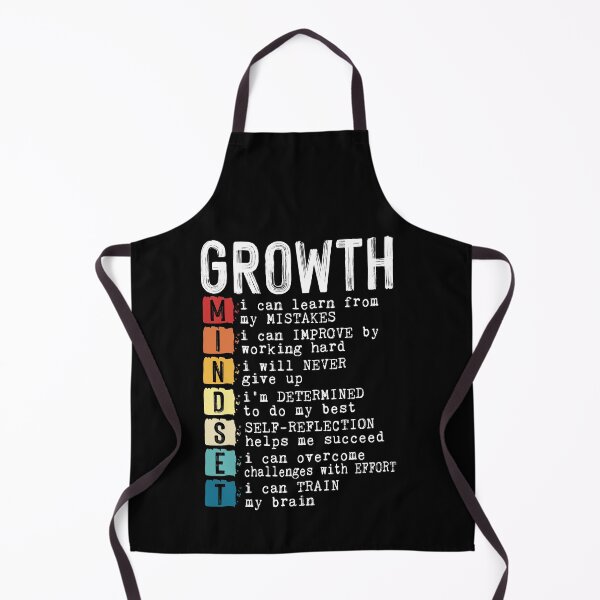 Item preview, Growth Mindset Definition Positive Motivational Quote Saying designed and sold by Dressed For Duty.