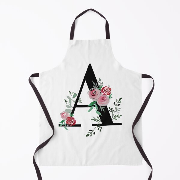Item preview, Letter A Initials monogram floral designed and sold by Saba-Red-Ideas.
