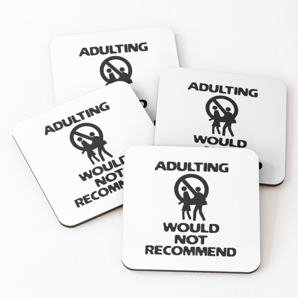 Item preview, Adulting Would Not Recommend 3 designed and sold by emhoteb.