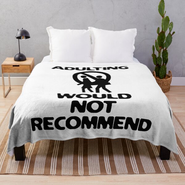 Item preview, Adulting Would Not Recommend 3 designed and sold by emhoteb.