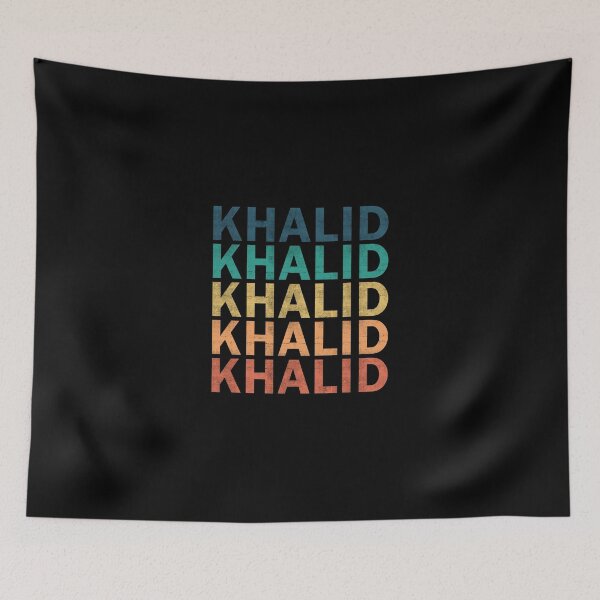 Item preview, Khalid Name T Shirt - Khalid Vintage Retro Khalid Name Gift Item Tee designed and sold by oersjacque.