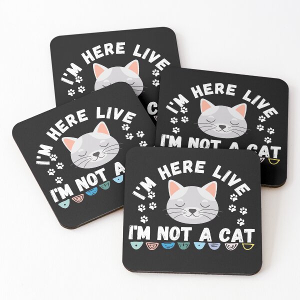 Item preview, I'm Here Live I'm Not A Cat. Funny Lawyer Kitten designed and sold by ronaldsonou.
